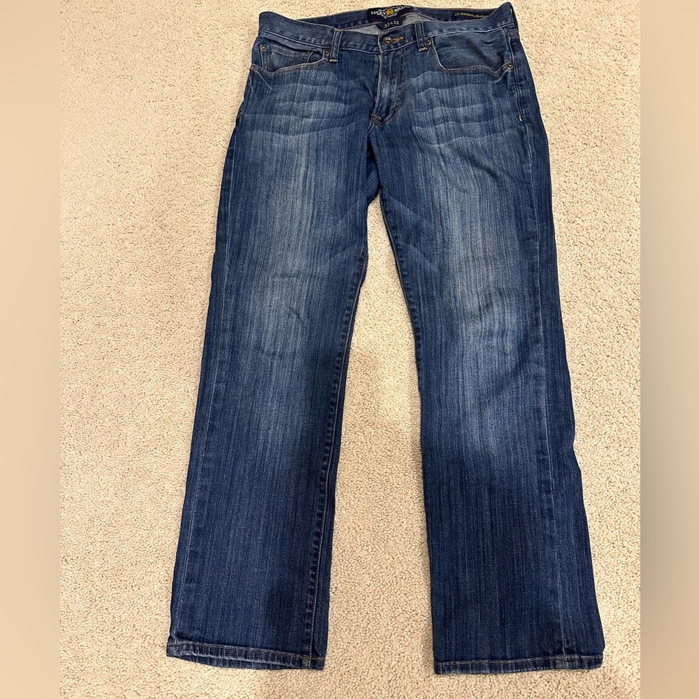 Lucky Brand Men’s 221 Original Straight Jeans Dark Blue 32x32